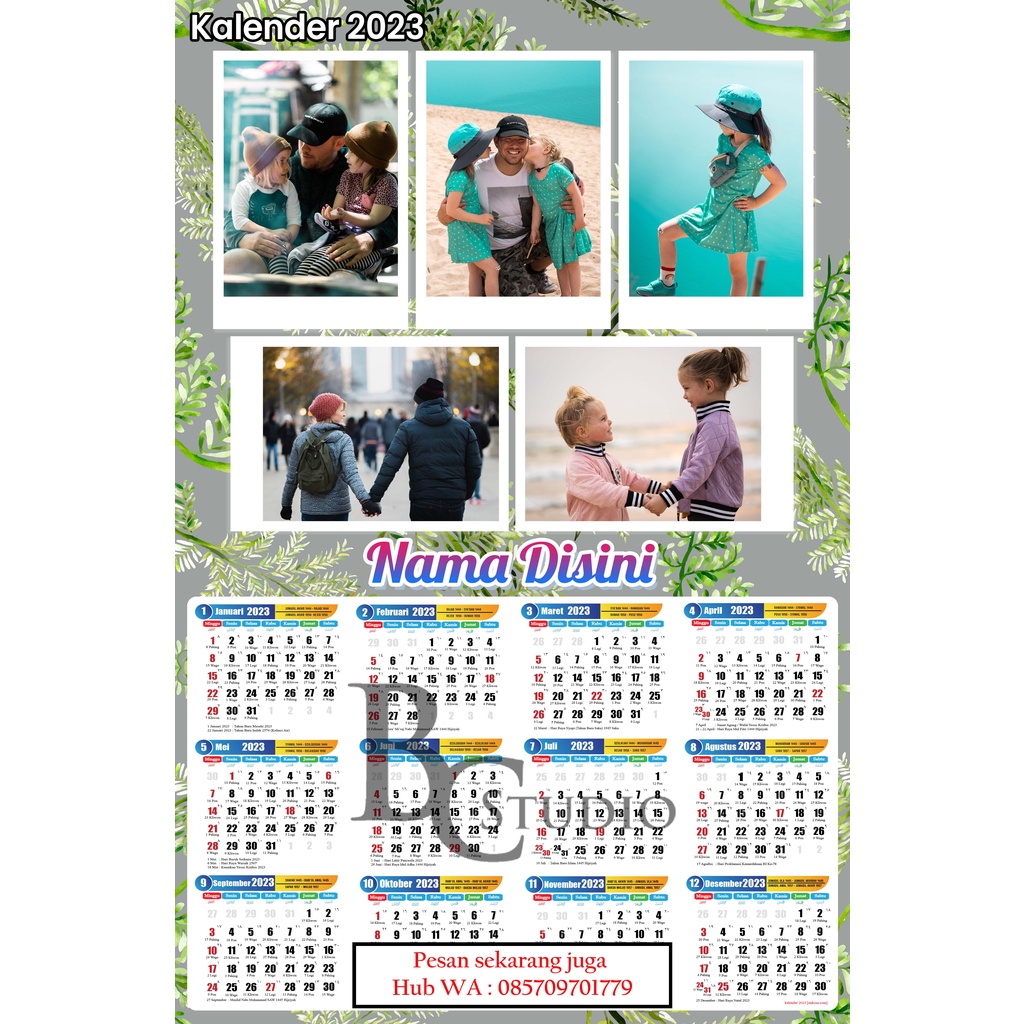 

Kalender 2023 custom murah