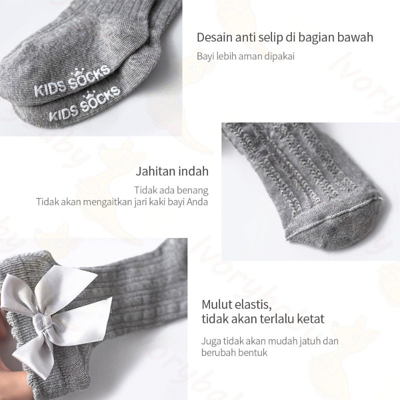 kaos kaki bayi ribbon import