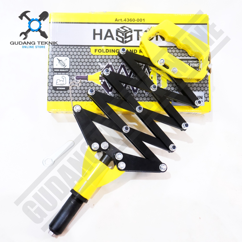 Tang Rivet Spiral HASSTON PROHEX 4360-001 / Tang Paku Riveter Harmonika Per 4360 001 HASSTON