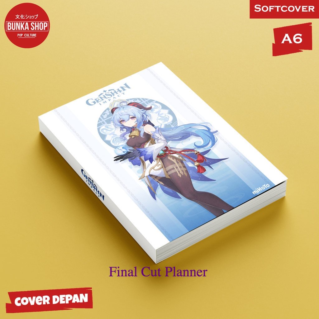 

Pocket Note Game Genshin Impact Ganyu Softcover A6 Buku Tulis Catatan Notes Agenda Planner Jurnal