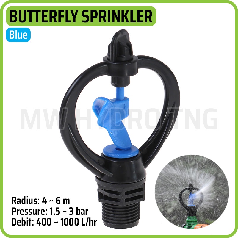 Alat Penyiram Taman Model Kupu Kupu Biru / Blue Butterfly Sprinkler