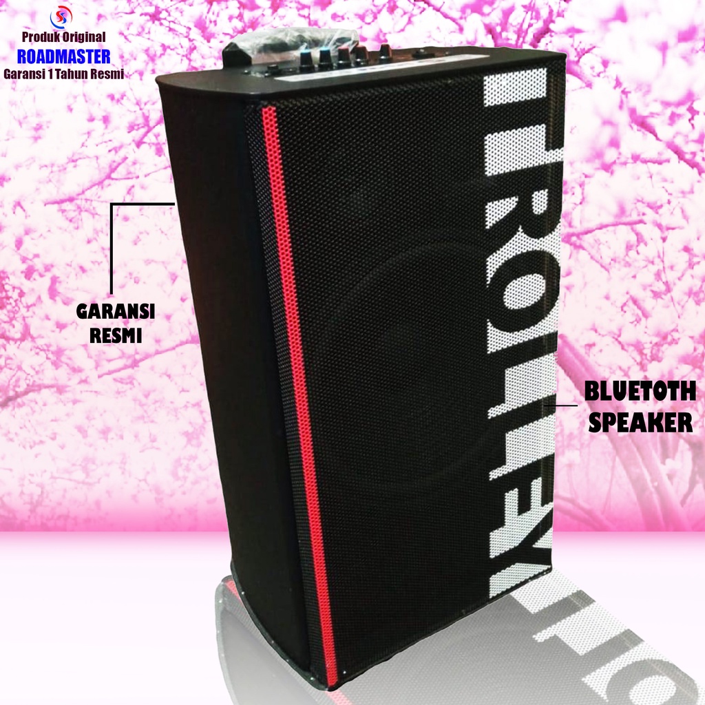 SPEAKER AKTIF BONUS MIC ROADMASTER TROLY PA-121 / 101 GARANSI RESMI