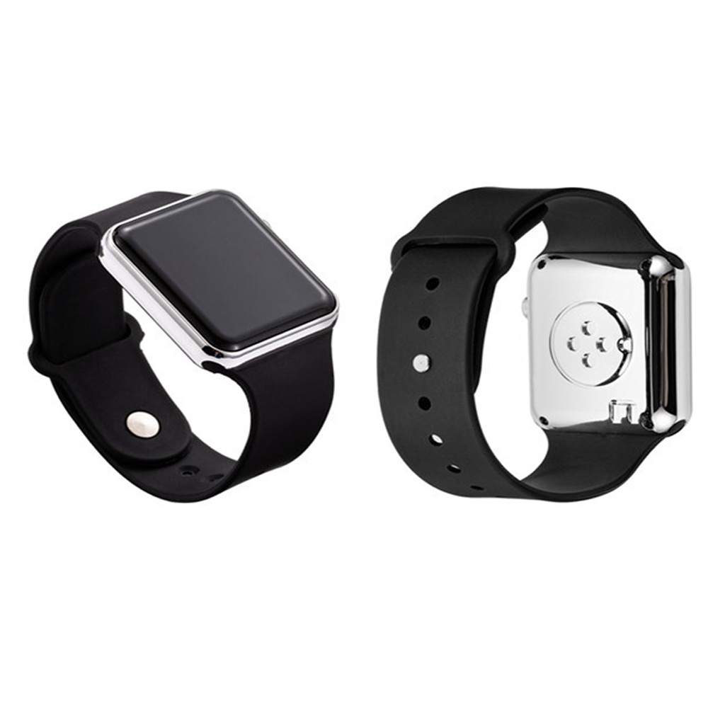 ☀ INDOLAND ☀ Led Watch - Jam Tangan Digital Pria &amp; Wanita - Strap Rubber JT053