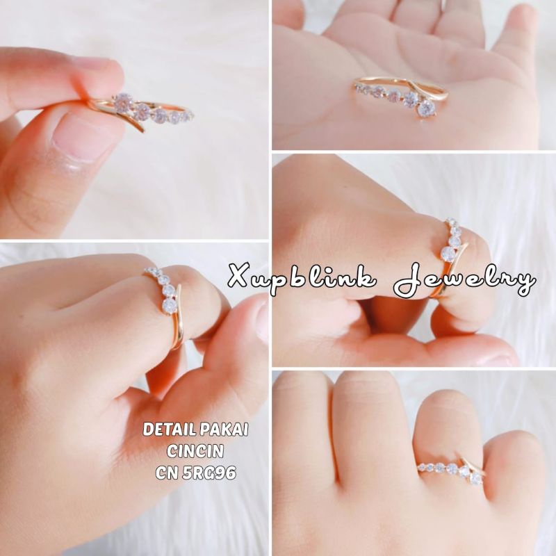 Cincin Titanium Wanita Fashion Terbaru Super Mewah