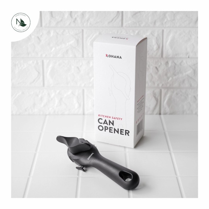 Kohana Smooth Edge Can Opener Black