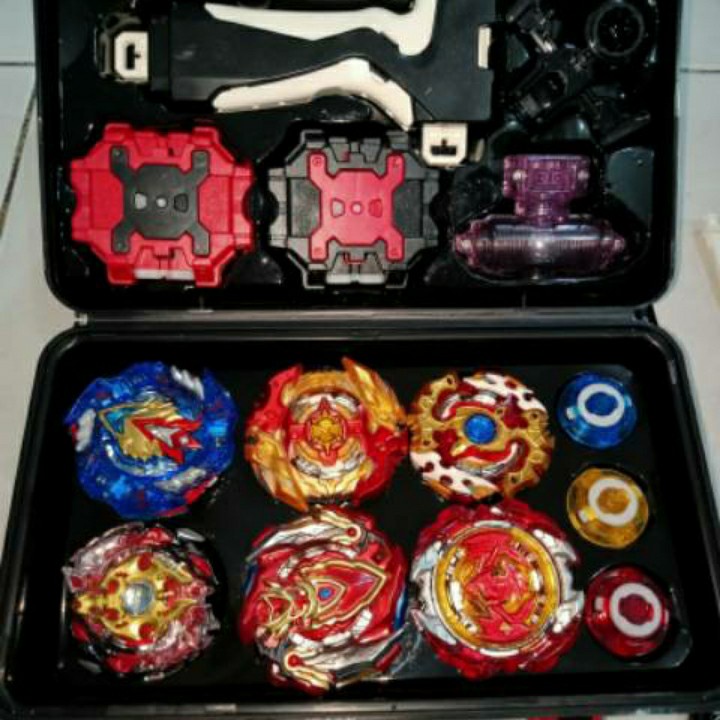 Gangsing beyblade super series dead phoenix box hitam