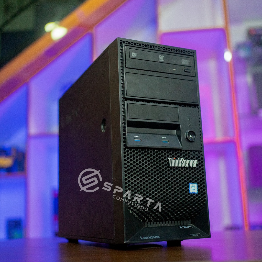 PC SERVER PULSA Lenovo ThinkServer TS150 Ram 16GB SSD 256GB HDD 500GB Second Like New