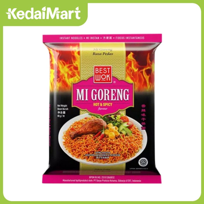 

TERBARU Best Wok Mie Goreng Hot & Spicy 80 Gram