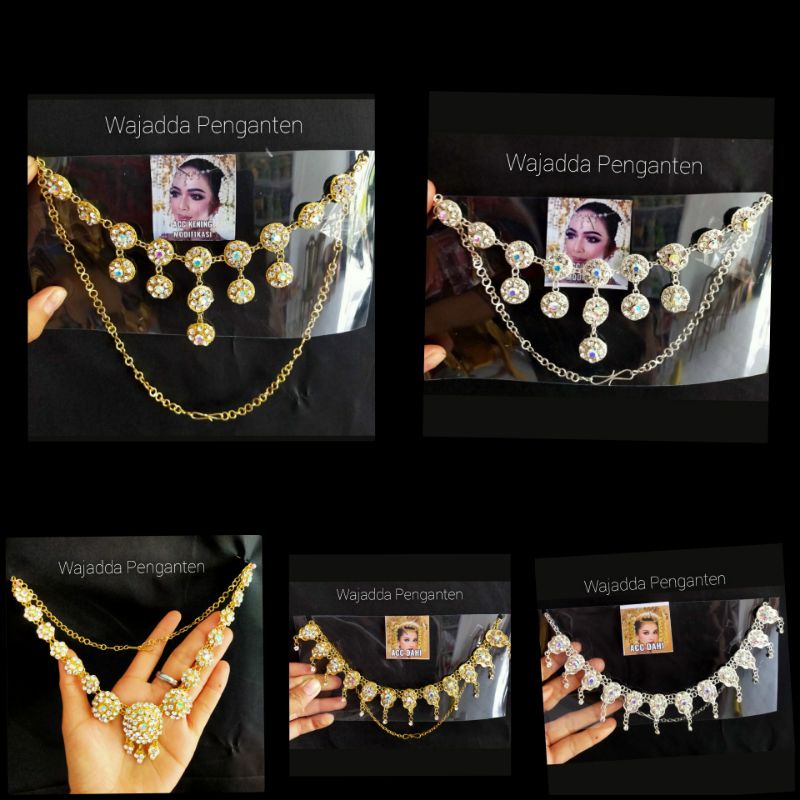 RANAI / HIASAN DAHI PENGANTEN ADAT PADANG MINANG SEPUH EMAS