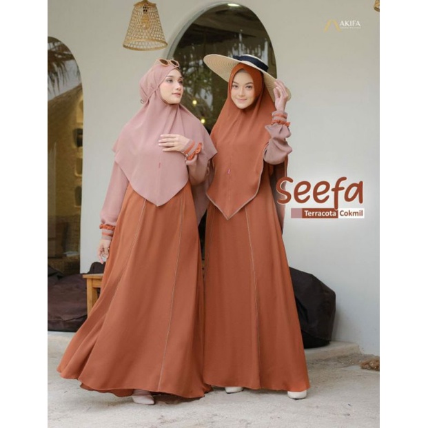 GAMIS SEEFA SET KHIMAR ORI AKIFA