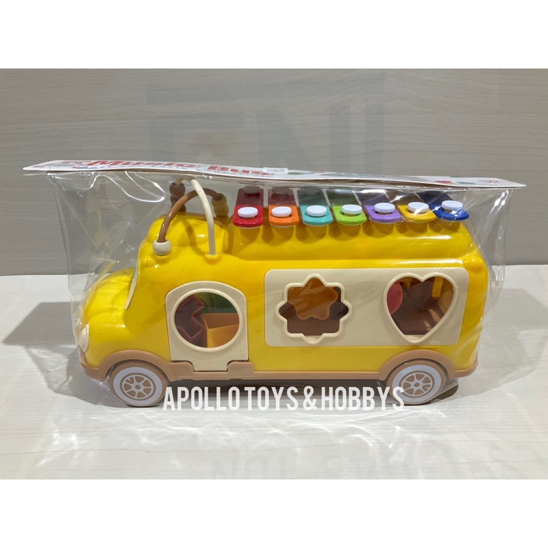 MAINAN ANAK TERBARU &quot; MOBIL CARTOON MUSIC BUS + XYLOPHONE &quot; YE20