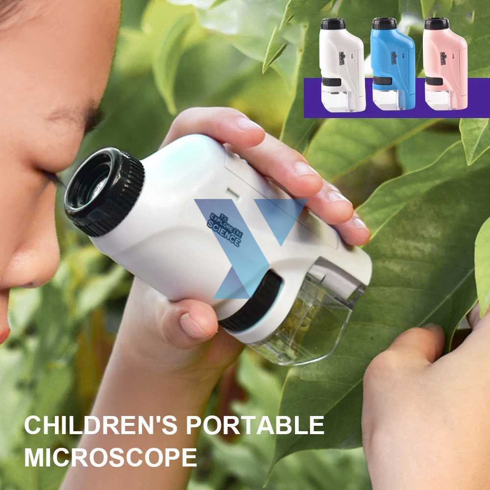 Linmora Mikroskop Mini Pocket Lab 60X-120X Magnification - X46 ( Al-Yusi )