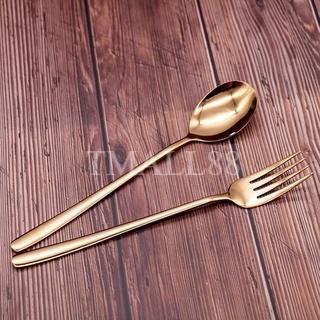 Sendok Garpu Korea Stainless Korean Spoon Fork Set Stainless Tmall88