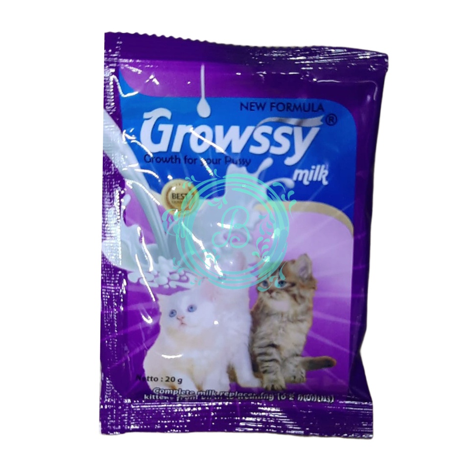 Growssy Susu Kucing 1 Sachet Susu Bayi Kucing Per Sachet