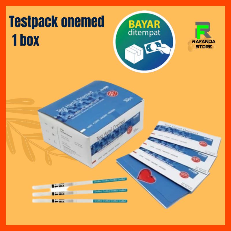 Onemed Testpack / Alat Tes Kehamilan 1 box