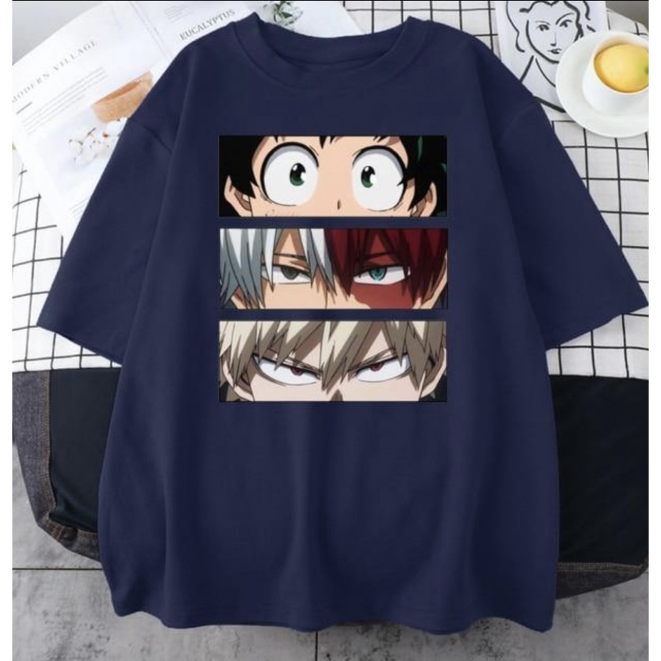 BRIGO Kaos Oversize HERO ANIME II Kaos Jumbo Size Pria &amp; Wanita II Kaos Oversize Print DTF