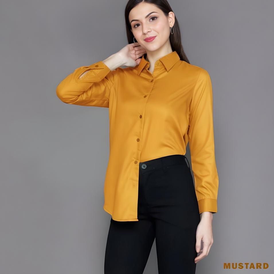 Paling Laris Baju Kemeja Polos Kerja Kantor Atasan Wanita Lengan Panjang Cewek Remaja Dewasa Warna P