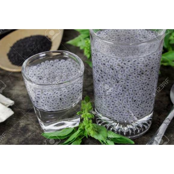 

Bestseller--Biji Selasih Import 500 Gr/ Basil Seed Premium