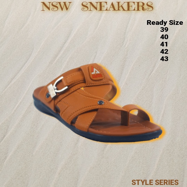 Sandal Kulit Selop H 07 Sandal Pria Ori