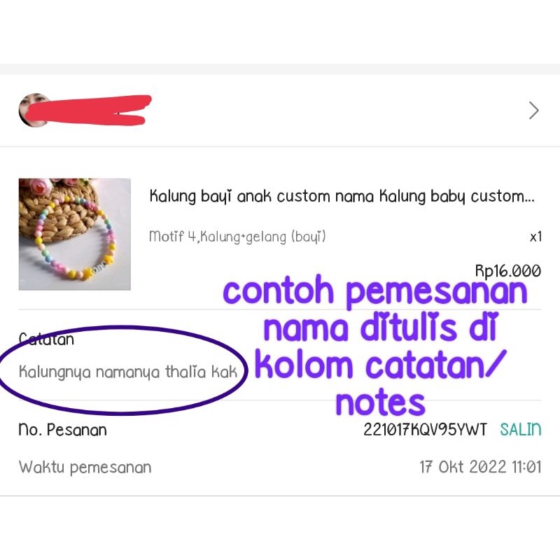 Kalung bayi anak custom nama Kalung baby custom nama kalung manik bayi dan anak kalung manik baby