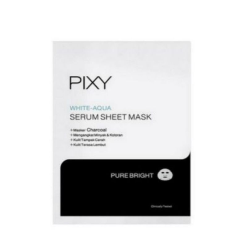 PIXY White-Aqua Serum Sheet Mask Pure Bright 20g