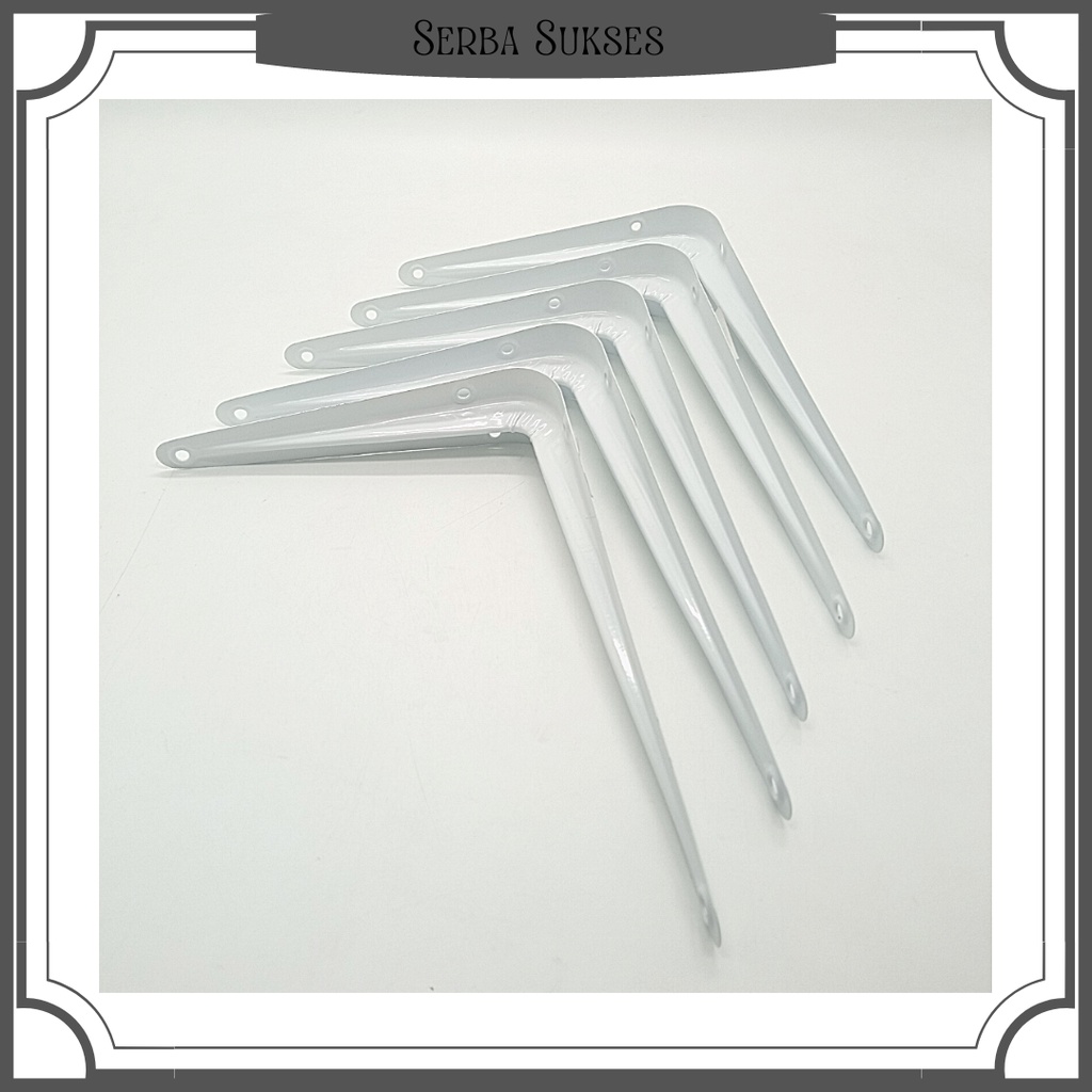 ( W71-C) Siku Rak Dinding L Bracket/Siku Rak Besi/Siku Rak Buku