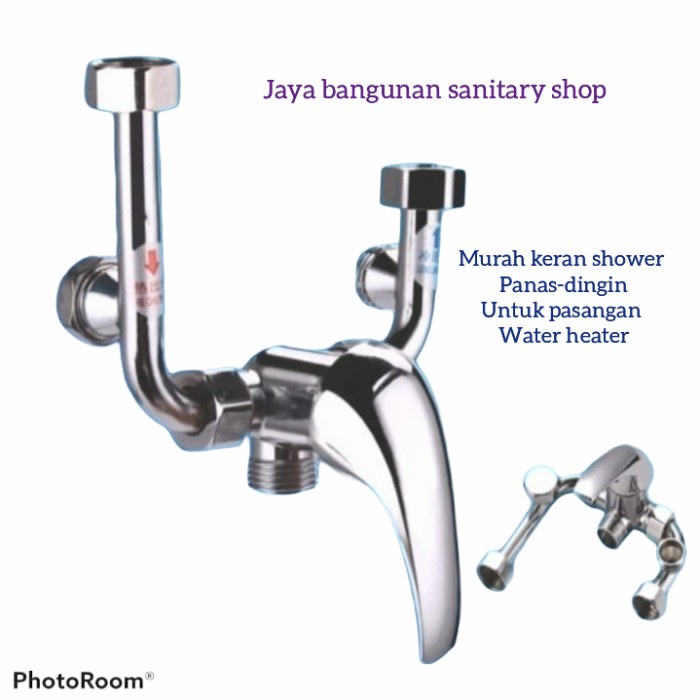 keran air panas dingin tanpa bobok tembok/ keran water heater