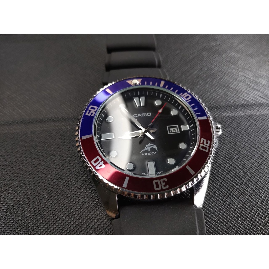 Jam Tangan Casio Duro 200 Men's Diving Watch MDV-107-1A3V