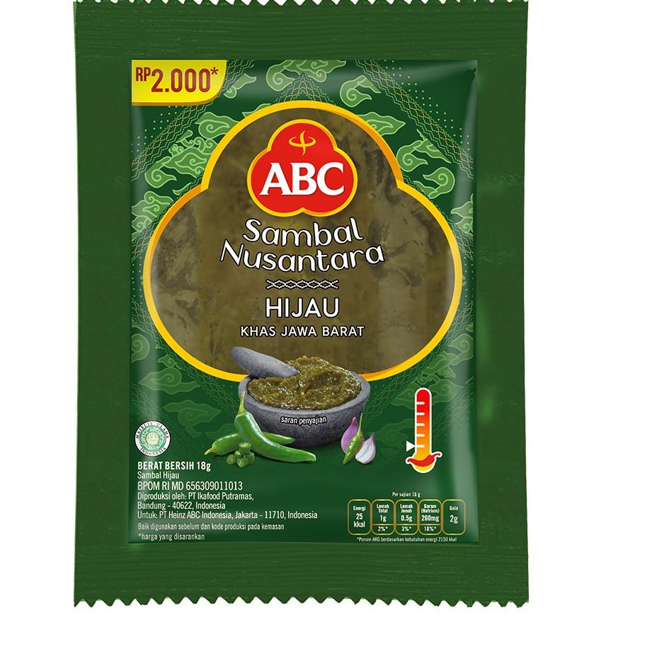 

CSu1U5g--ABC Sambal Nusantara HIjau 10 x 18 g