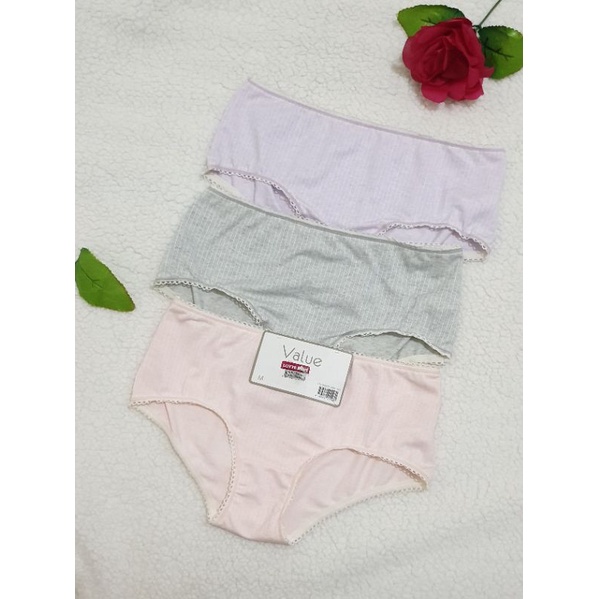 CELANA DALAM SET ISI 3 YOUNG CURVES BY YOUNG HEARTS