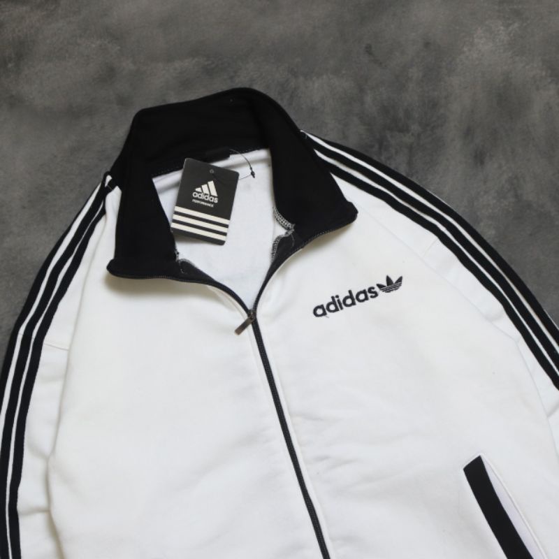 TRACKTOP ADIDAS LOGO BORDIR PUTIH AUTHENTIC PREMIUM