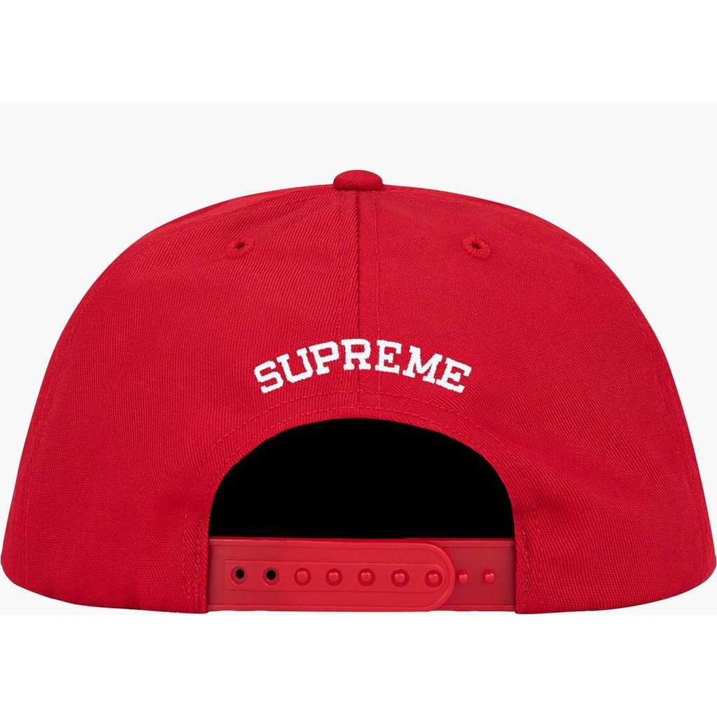 Spreme FW22 Classic Team 5 Panel Snapback Cap Red 100% Original