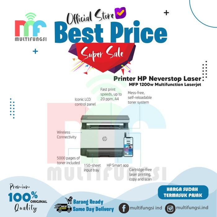 Toner Printer Hp Neverstop Laser Mfp 1200W / Multifunction Laserjet 1200 W