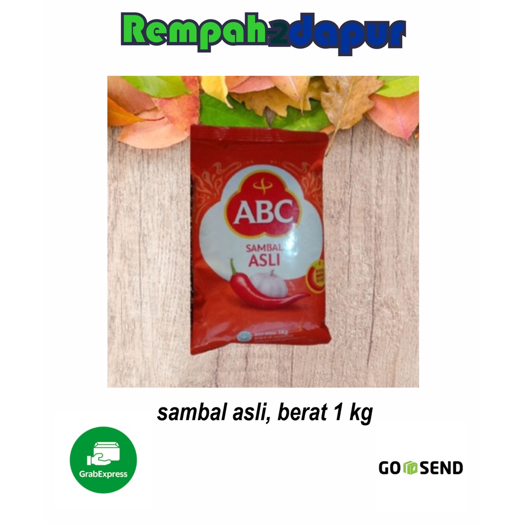 

sambal asli, berat 1 kg