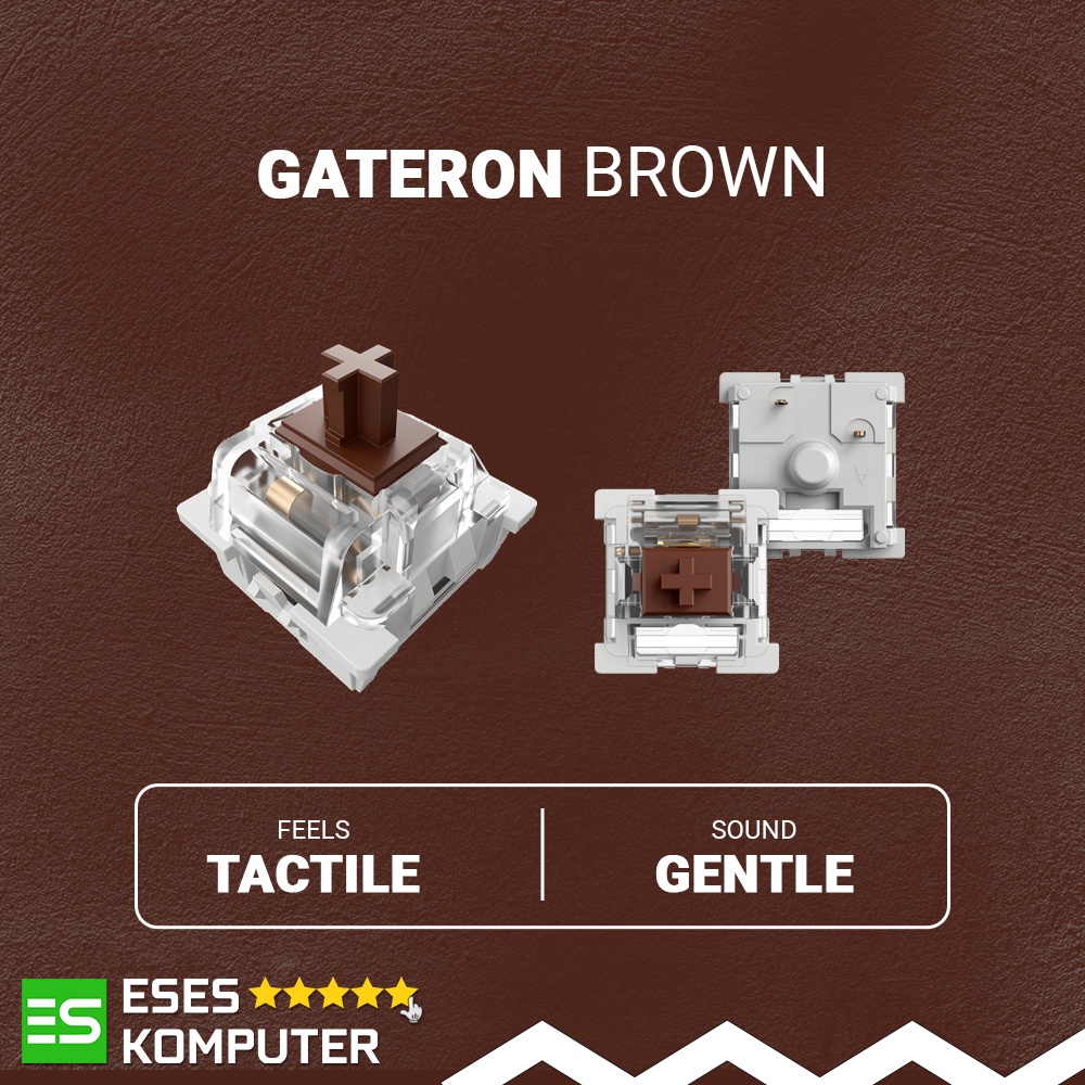 Switch GATERON BROWN Tactile | Mechanical Switch For Keyboard Gaming