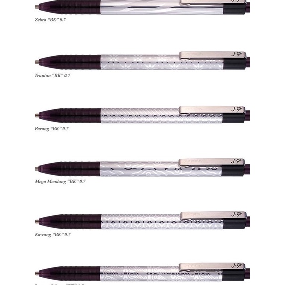 

@#@#@#] Pulpen J-9+ 0,7 mm / Ballpoint Semi Gel Pen J9 Plus 0.7 Zebra