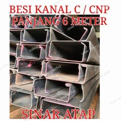 Besi Kanal C / Besi CNP 75 tb 1.7 mm Panjang 6 Meter