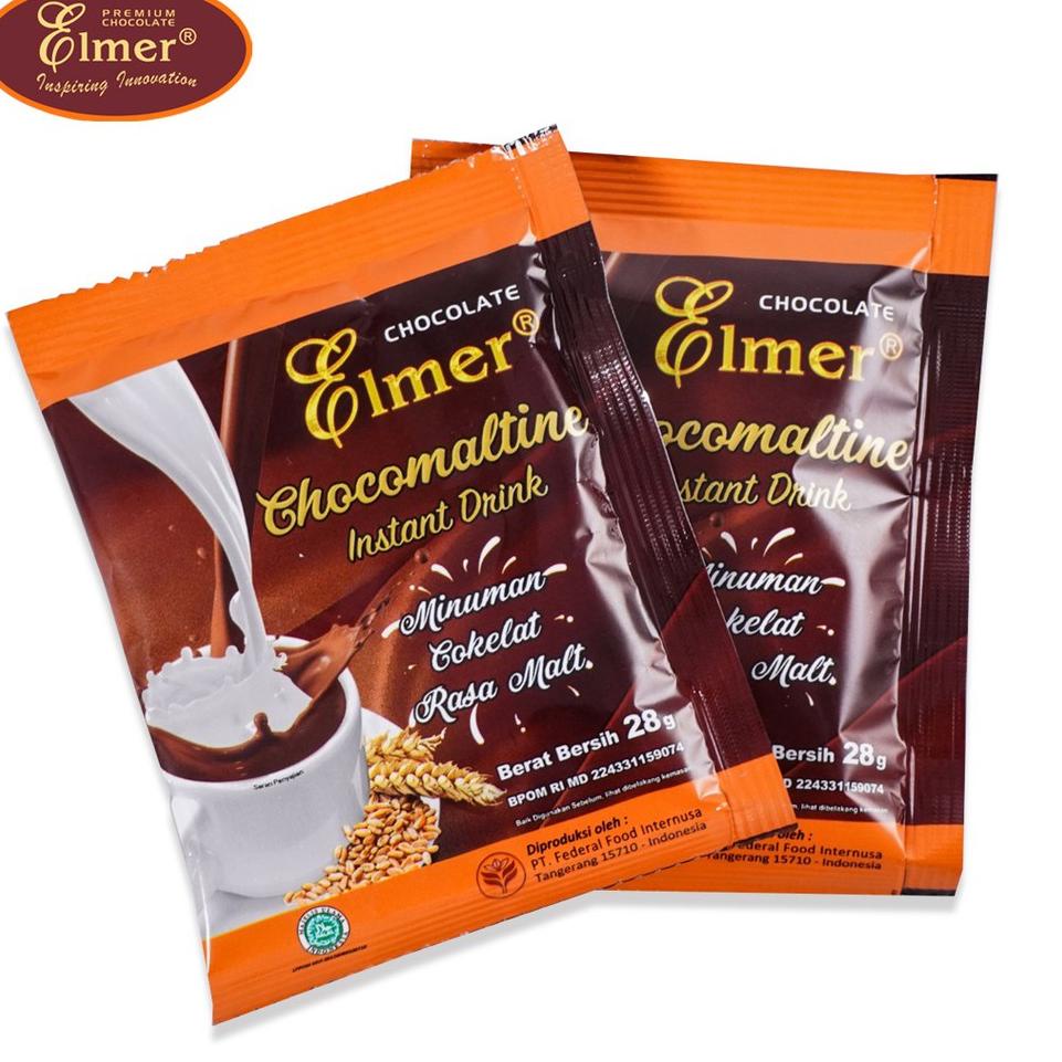 

trx8e8Ds--Elmer Chocomaltine Instant Drink 28 gr @ 10 Sachet