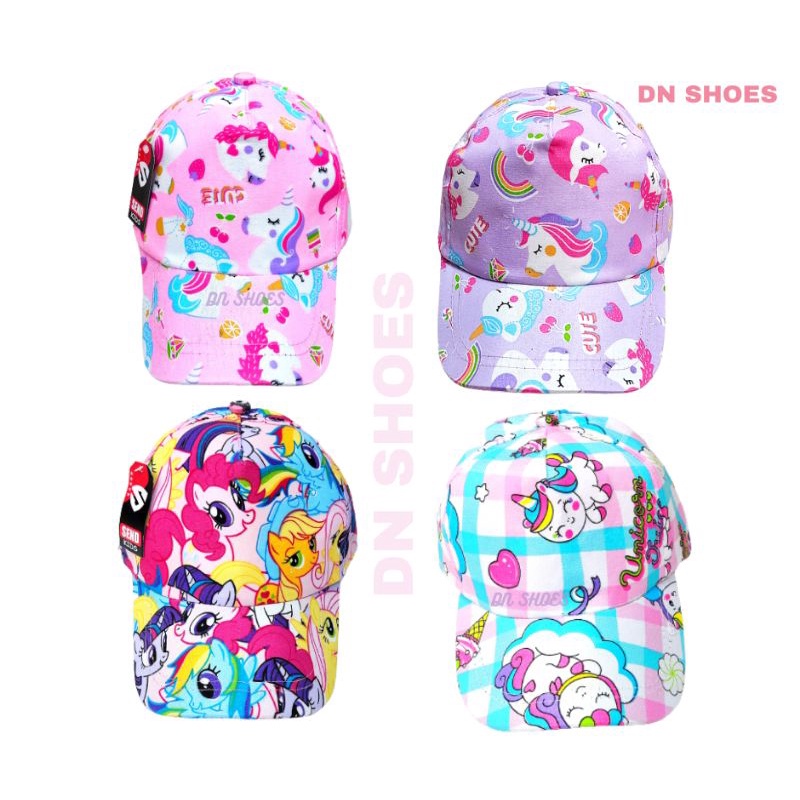 Topi Anak Topi Pet Anak Perempuan Topi Lucu Murah Anak Karakter Unicorn Doraemon Spiderman Captain amerika Kudaponi