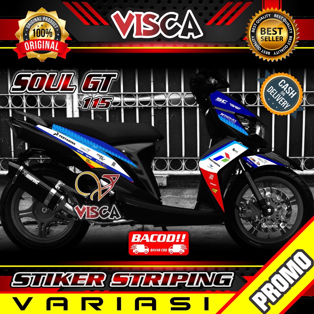 Striping Mio Soul Gt 115 Stiker Mio Soul Gt 115 Striping Soul Gt 115 Stiker Motor Soul Gt 115 Mandal