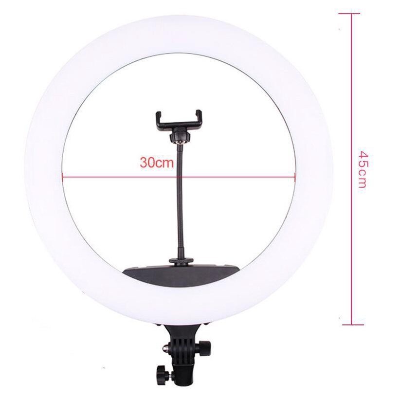 Ring Ligth LED 45CM Lampu Make Up Lampu Ringlight Tripod Siaran Tersedia untuk Live Streaming / Fotografi