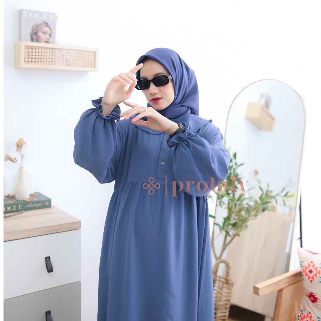 Ruby Knit Dress Busui Friendly By Proudyhijab