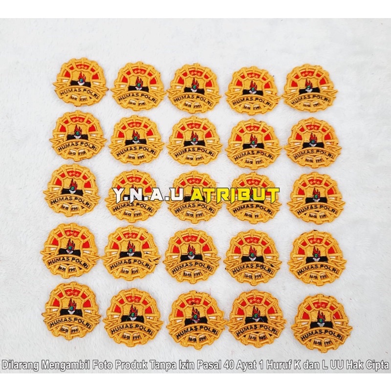 ATRIBUT PDL POLRI/ PIN PDL HUMAS POLRI