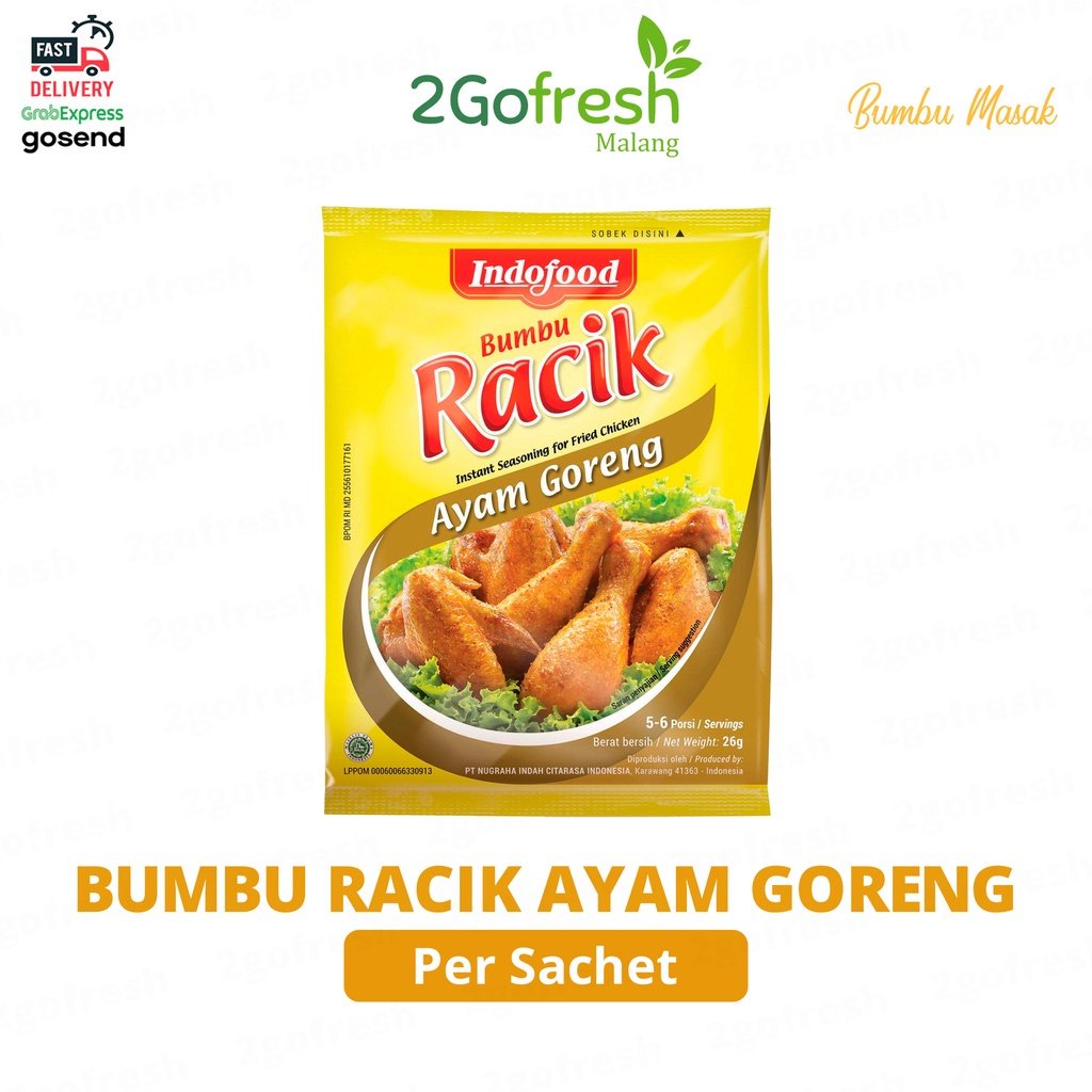 

Bumbu Masak Racik Ayam Goreng Sachet - Sayur Sayuran