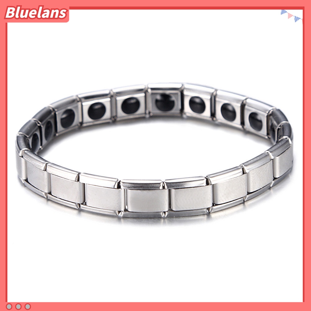 Bluelans Unisex Tourmaline Magnetic Energy Balance Bracelet Slimming Bangle Health Care