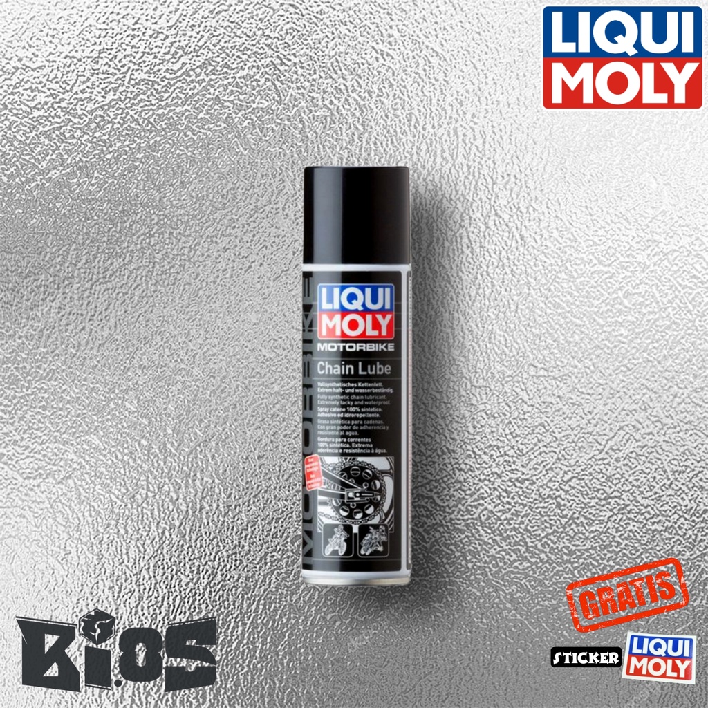 LIQUI MOLY MOTORBIKE CHAIN LUBE 250ML PELUMAS RANTE/RANTAI ORIGINAL 100%