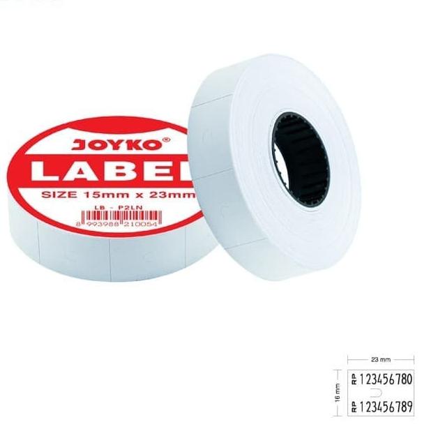 

Kekinian! Kertas Label 2 Baris Kertas Label Harga Ukuran 16 x 23 mm 2 Baris Line LB-P2LN/10 rol ... ... ...