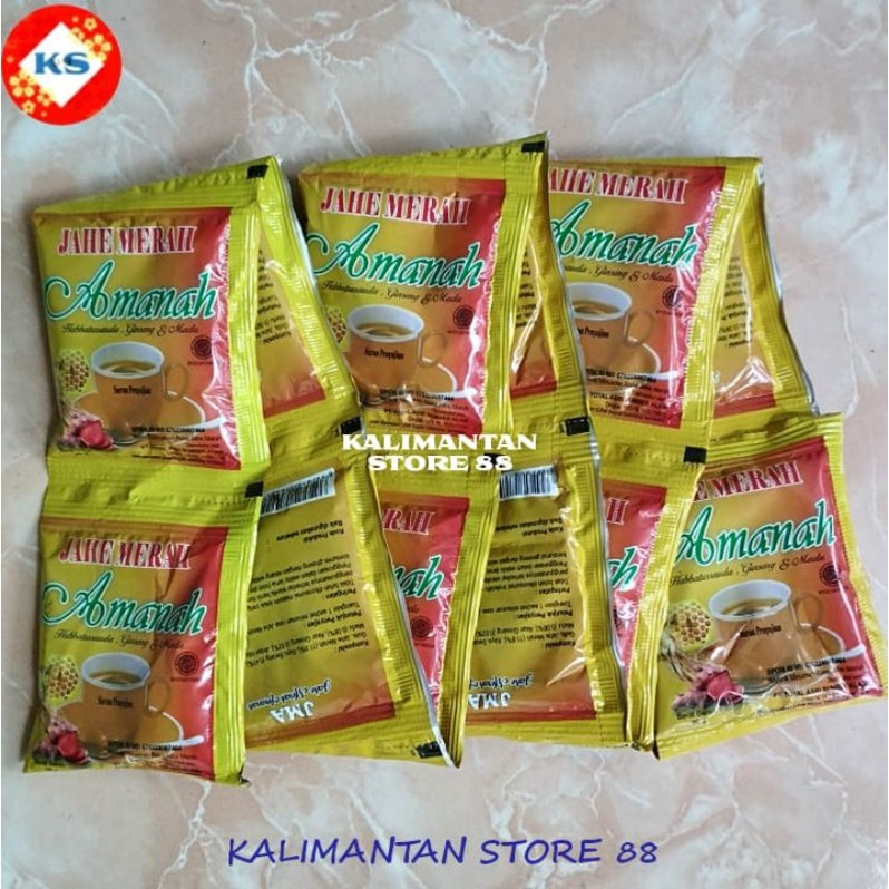 

Jahe Merah Amanah JMA 1 Renceng 13 Sachet