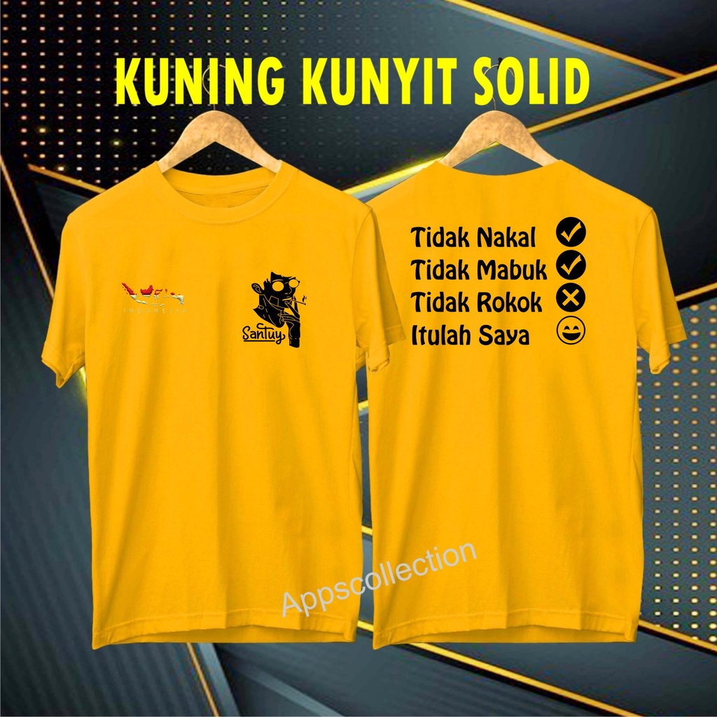 Cod/Promo Diskon Kaos DB Santuy Tidak Nakal Kaos Terlaris Kualitas Terjamin/Kaos Murah/Kaos Cotton 30s/Kaos katun/Pakaian Pria pakaian Wanita/Kaos Distro Pria/Kaos Pakaian Pria Dan Pakaian Wanita/Kaos Kata2 Lucu/Kaos Viral/Kaos Promo/Best Seller