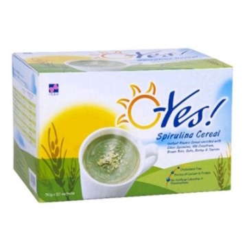 

Ohyes cereal with Spirulina dan colostrum 20 sachet